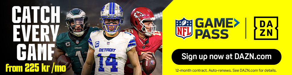 NFL Game Pass hos DAZN – annons